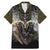 Anubis Family Matching Mermaid Dress and Hawaiian Shirt Egypt Pattern Black - Wonder Print Shop