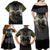 Anubis Family Matching Off Shoulder Maxi Dress and Hawaiian Shirt Egypt Pattern Black - Wonder Print Shop