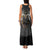 Anubis Family Matching Tank Maxi Dress and Hawaiian Shirt Egypt Pattern Black - Wonder Print Shop