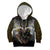 Anubis Kid Hoodie Egypt Pattern Black - Wonder Print Shop