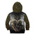 Anubis Kid Hoodie Egypt Pattern Black - Wonder Print Shop