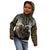 Anubis Kid Hoodie Egypt Pattern Black - Wonder Print Shop