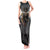 Anubis Tank Maxi Dress Egypt Pattern Black