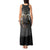 Anubis Tank Maxi Dress Egypt Pattern Black