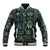 Egyptian Hieroglyphs And Deities Baseball Jacket - Wonder Print Shop