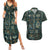 Egyptian Hieroglyphs And Deities Couples Matching Summer Maxi Dress and Hawaiian Shirt - Wonder Print Shop