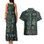 Egyptian Hieroglyphs And Deities Couples Matching Tank Maxi Dress and Hawaiian Shirt - Wonder Print Shop