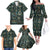 Egyptian Hieroglyphs And Deities Family Matching Off Shoulder Long Sleeve Dress and Hawaiian Shirt - Wonder Print Shop