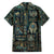 Egyptian Hieroglyphs And Deities Family Matching Off Shoulder Long Sleeve Dress and Hawaiian Shirt - Wonder Print Shop