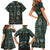 Egyptian Hieroglyphs And Deities Family Matching Short Sleeve Bodycon Dress and Hawaiian Shirt - Wonder Print Shop