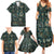 Egyptian Hieroglyphs And Deities Family Matching Summer Maxi Dress and Hawaiian Shirt - Wonder Print Shop