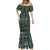 Egyptian Hieroglyphs And Deities Mermaid Dress - Wonder Print Shop