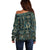 Egyptian Hieroglyphs And Deities Off Shoulder Sweater - Wonder Print Shop