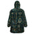 Egyptian Hieroglyphs And Deities Wearable Blanket Hoodie