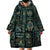 Egyptian Hieroglyphs And Deities Wearable Blanket Hoodie