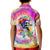 We Are All Human LGBT Kid Polo Shirt Skull Tie Dye - Wonder Print Shop