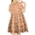 Day of the Dead Kid Short Sleeve Dress Sugar Skulls - Wonder Print Shop