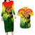 The Real Bob Marley Couples Matching Long Sleeve Bodycon Dress and Hawaiian Shirt African Jamaica Reggae