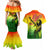 The Real Legend Bob Couples Matching Mermaid Dress and Hawaiian Shirt African Jamaica Reggae - Wonder Print Shop