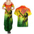 The Real Bob Marley Couples Matching Summer Maxi Dress and Hawaiian Shirt African Jamaica Reggae