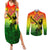 The Real Bob Marley Couples Matching Summer Maxi Dress and Long Sleeve Button Shirt African Jamaica Reggae