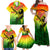 The Real Bob Marley Family Matching Off Shoulder Maxi Dress and Hawaiian Shirt African Jamaica Reggae