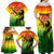 The Real Bob Marley Family Matching Off Shoulder Maxi Dress and Hawaiian Shirt African Jamaica Reggae