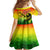 The Real Bob Marley Family Matching Short Sleeve Bodycon Dress and Hawaiian Shirt African Jamaica Reggae