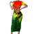 The Real Bob Marley Family Matching Short Sleeve Bodycon Dress and Hawaiian Shirt African Jamaica Reggae