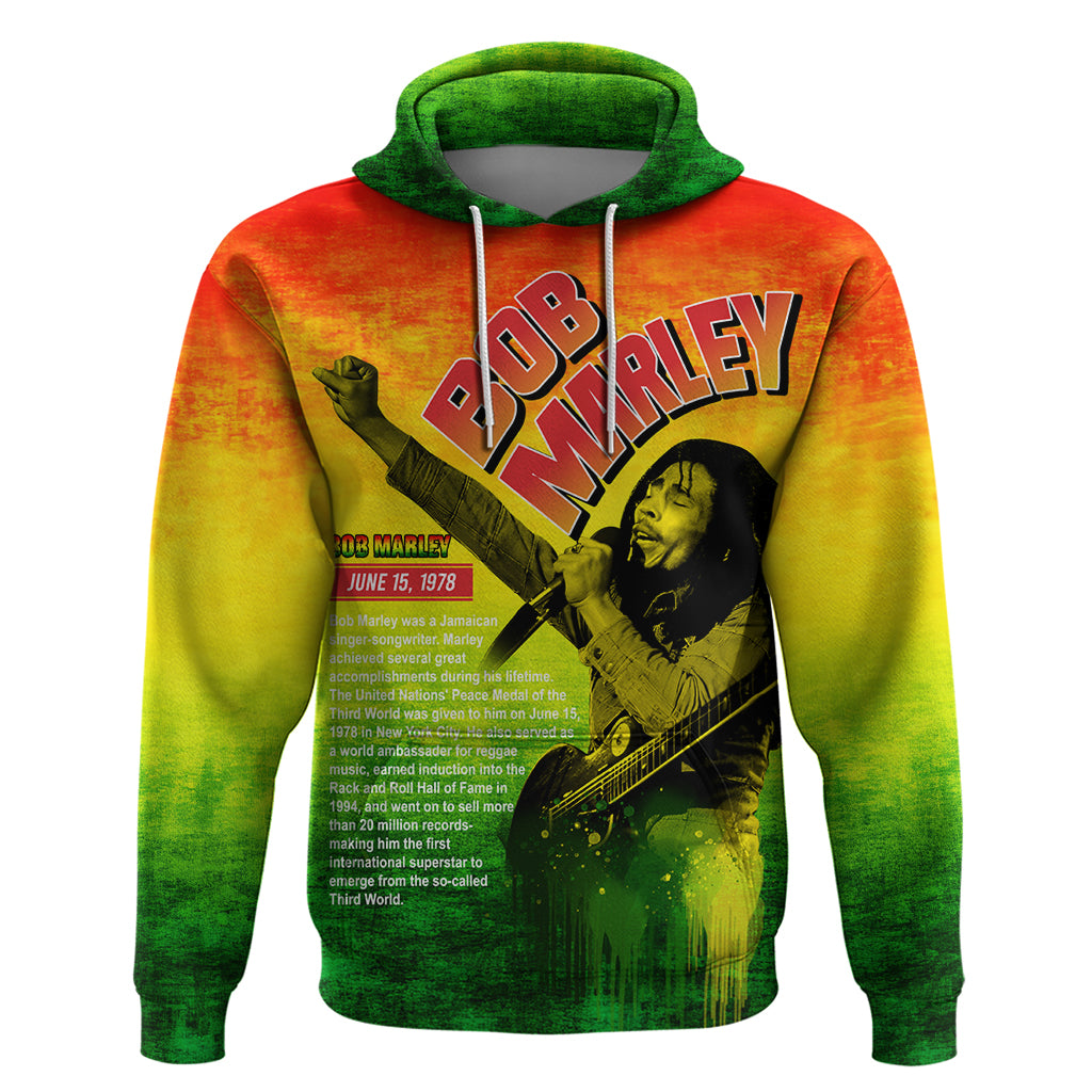 The Real Bob Marley Hoodie African Jamaica Reggae