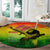 The Real Bob Marley Round Carpet African Jamaica Reggae