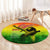 The Real Bob Marley Round Carpet African Jamaica Reggae