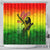 The Real Bob Marley Shower Curtain African Jamaica Reggae