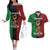 Juneteenth Freedom Day Couples Matching Off The Shoulder Long Sleeve Dress and Hawaiian Shirt Black Pride Month - Wonder Print Shop