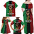 Juneteenth Freedom Day Family Matching Off Shoulder Maxi Dress and Hawaiian Shirt Black Pride Month - Wonder Print Shop