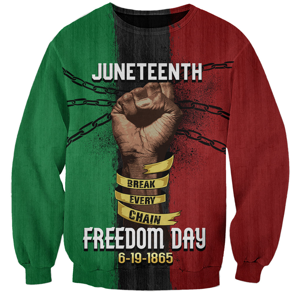 Juneteenth Freedom Day Sweatshirt Black Pride Month