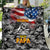 Father's Day Veteran Quilt American Flag