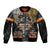 Father's Day Skull Deer Hunting Bomber Jacket Best Buckin Dad Ever - Wonder Print Shop