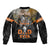 Father's Day Skull Deer Hunting Bomber Jacket Best Buckin Dad Ever - Wonder Print Shop