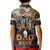 Father's Day Skull Deer Hunting Kid Polo Shirt Best Buckin Dad Ever - Wonder Print Shop