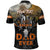 Father's Day Skull Deer Hunting Polo Shirt Best Buckin Dad Ever - Wonder Print Shop