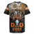 Father's Day Skull Deer Hunting Rugby Jersey Best Buckin Dad Ever