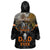 Father's Day Skull Deer Hunting Wearable Blanket Hoodie Best Buckin Dad Ever