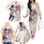 The Phenomenal Woman Flo-Jo Family Matching Off Shoulder Long Sleeve Dress and Hawaiian Shirt 1988 - Wonder Print Shop