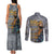 Black Man Africa Couples Matching Tank Maxi Dress and Long Sleeve Button Shirt Naturally King - Wonder Print Shop