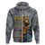 Black Man Africa Zip Hoodie Naturally King - Wonder Print Shop