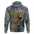 Black Man Africa Zip Hoodie Naturally King - Wonder Print Shop