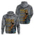 Black Man Africa Zip Hoodie Naturally King - Wonder Print Shop