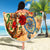 Anguilla Beach Blanket Geographic Coordinate Anchor - Turlte Tropical