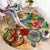 Anguilla Round Carpet Geographic Coordinate Anchor - Turlte Tropical